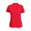Fruit of the Loom F68 galléros Női póló LADY-FIT 65/35 POLO, Red - L