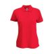 Fruit of the Loom F68 galléros Női póló LADY-FIT 65/35 POLO, Red - XL