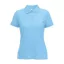 Fruit of the Loom F68 galléros Női póló LADY-FIT 65/35 POLO, Sky Blue - S