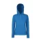 Fruit of the Loom F81 kapucnis Női pulóver, LADY-FIT HOODED SWEAT, Royal Blue - L