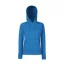 Fruit of the Loom F81 kapucnis Női pulóver, LADY-FIT HOODED SWEAT, Royal Blue - XL