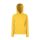 Fruit of the Loom F81 kapucnis Női pulóver, LADY-FIT HOODED SWEAT, Sunflower - XS