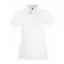 Fruit of the Loom FN01 Női galléros póló, LADY FIT PREMIUM POLO, White - M