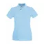 Fruit of the Loom FN01 Női galléros póló, LADY FIT PREMIUM POLO, Sky Blue - S