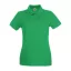 Fruit of the Loom FN01 Női galléros póló, LADY FIT PREMIUM POLO, Kelly Green - M