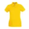 Fruit of the Loom FN01 Női galléros póló, LADY FIT PREMIUM POLO, Sunflower - XL