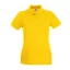 Fruit of the Loom FN01 Női galléros póló, LADY FIT PREMIUM POLO, Sunflower - XL