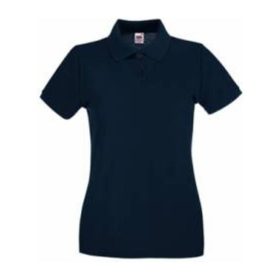   Fruit of the Loom FN01 Női galléros póló, LADY FIT PREMIUM POLO, Deep Navy - 2XL
