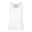 Fruit of the Loom FN02 ujjatlan Női póló LADY FIT VALUEWEIGHT VEST, White - XL