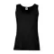 Fruit of the Loom FN02 ujjatlan Női póló LADY FIT VALUEWEIGHT VEST, Black - S