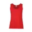 Fruit of the Loom FN02 ujjatlan Női póló LADY FIT VALUEWEIGHT VEST, Red - S
