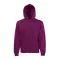 Fruit of the Loom FN07 cipzáras kapucnis pulóver, HOODED SWEAT JACKET, Burgundy