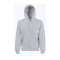 Fruit of the Loom FN07 cipzáras kapucnis pulóver, HOODED SWEAT JACKET, Heather Grey - 2XL