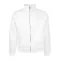 Fruit of the Loom FN08 cipzáras galléros pulóver, CLASSIC SWEAT JACKET, White