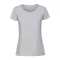 Fruit of the Loom FN56 kereknyakú Női póló, LADIES 195 ICONIC T, Heather Grey - 2XL