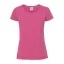 Fruit of the Loom FN56 kereknyakú Női póló, LADIES 195 ICONIC T, Fuchsia - XL