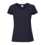 Fruit of the Loom FN56 kereknyakú Női póló, LADIES 195 ICONIC T, Deep Navy - L