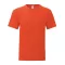 Fruit of the Loom FN62 rövid ujjú póló, ICONIC 150 T, Flame Red - M