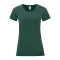 Fruit of the Loom FN63 rövid ujjú Női póló, LADIES ICONIC 150 T, Forest Green - XL