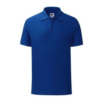   Fruit of the Loom FN66 galléros póló, ICONIC POLO, Cobalt Blue - M
