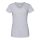 Rövid ujjú V-nyakú Női pamut póló, Fruit of the Loom FN71, Heather Grey-2XL