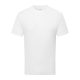 Organikus pamutfonalból készült férfi rövid ujjú póló, Fruit of the Loom FN79, White-M