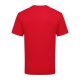 Organikus pamutfonalból készült férfi rövid ujjú póló, Fruit of the Loom FN79, Red-L
