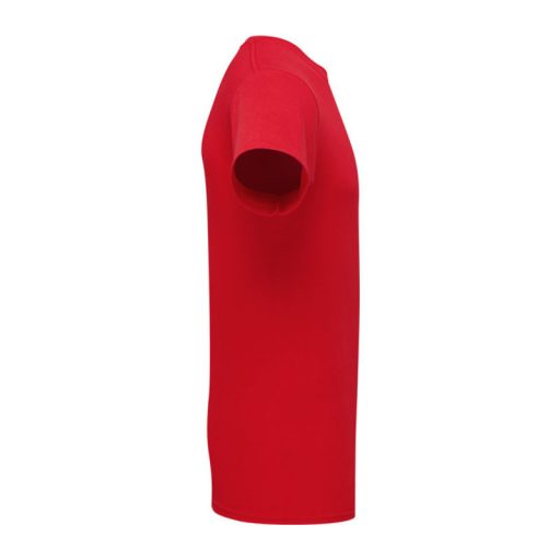 Organikus pamutfonalból készült férfi rövid ujjú póló, Fruit of the Loom FN79, Red-L