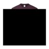 Organikus pamutfonalból készült férfi rövid ujjú póló, Fruit of the Loom FN79, Dark Plum-S