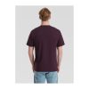 Organikus pamutfonalból készült férfi rövid ujjú póló, Fruit of the Loom FN79, Dark Plum-2XL