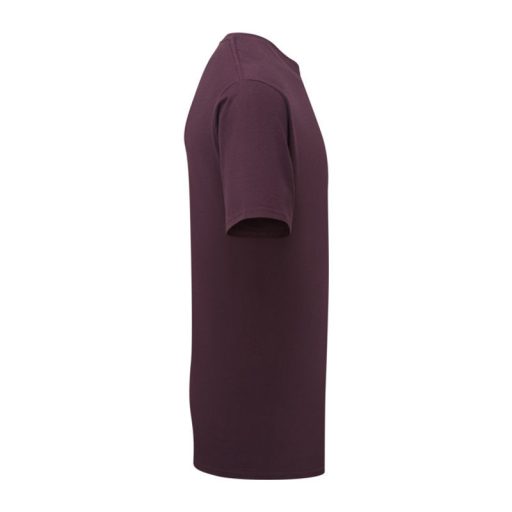 Organikus pamutfonalból készült férfi rövid ujjú póló, Fruit of the Loom FN79, Dark Plum-2XL