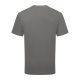 Organikus pamutfonalból készült férfi rövid ujjú póló, Fruit of the Loom FN79, Light Graphite-L