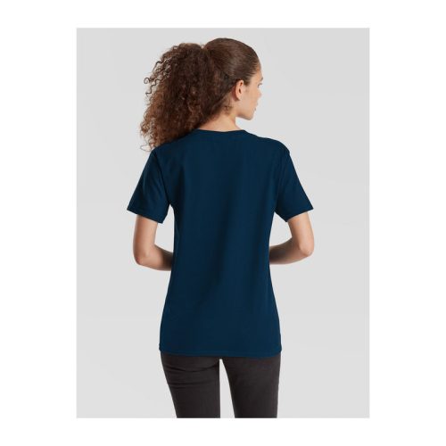 Organikus pamutfonalból készült férfi rövid ujjú póló, Fruit of the Loom FN79, Mountain Blue-2XL
