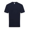 Organikus pamutfonalból készült férfi rövid ujjú póló, Fruit of the Loom FN79, Deep Navy-L