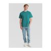 Organikus pamutfonalból készült férfi rövid ujjú póló, Fruit of the Loom FN79, Ocean Teal-S