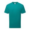 Organikus pamutfonalból készült férfi rövid ujjú póló, Fruit of the Loom FN79, Ocean Teal-L
