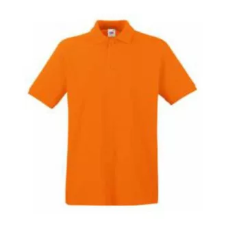   Fruit of the Loom FU21 galléros piké póló, PREMIUM POLO, Orange