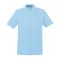 Fruit of the Loom FU21 galléros piké póló, PREMIUM POLO, Sky Blue - 2XL