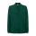 Fruit of the Loom FU24 hosszú ujjú galléros piké póló, PREMIUM LONG SLEEVE POLO, Forest Green - 2XL