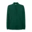 Fruit of the Loom FU24 hosszú ujjú galléros piké póló, PREMIUM LONG SLEEVE POLO, Forest Green - 3XL