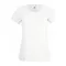 Fruit of the Loom FU78 Női környakas póló, LADY-FIT VALUEWEIGHT T, White