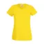 Fruit of the Loom FU78 Női környakas póló, LADY-FIT VALUEWEIGHT T, Yellow - XL