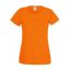 Fruit of the Loom FU78 Női környakas póló, LADY-FIT VALUEWEIGHT T, Orange - S
