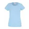 Fruit of the Loom FU78 Női környakas póló, LADY-FIT VALUEWEIGHT T, Sky Blue