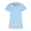 Fruit of the Loom FU78 Női környakas póló, LADY-FIT VALUEWEIGHT T, Sky Blue