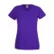 Fruit of the Loom FU78 Női környakas póló, LADY-FIT VALUEWEIGHT T, Purple - S