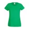 Fruit of the Loom FU78 Női környakas póló, LADY-FIT VALUEWEIGHT T, Kelly Green