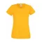 Fruit of the Loom FU78 Női környakas póló, LADY-FIT VALUEWEIGHT T, Sunflower - S