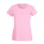Fruit of the Loom FU78 Női környakas póló, LADY-FIT VALUEWEIGHT T, Light Pink - M
