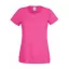 Fruit of the Loom FU78 Női környakas póló, LADY-FIT VALUEWEIGHT T, Fuchsia - S